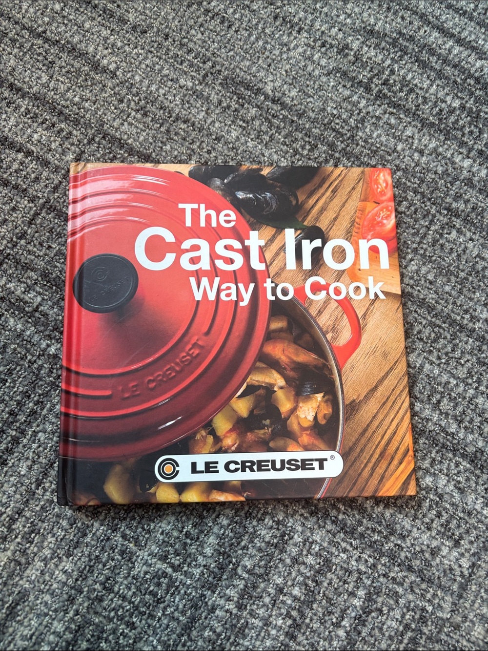 Le Creuset Cookbook with Red Dutch Oven Cover